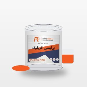 موکاپ قوطی محصول پرایمین اکریلیک پترو رزین