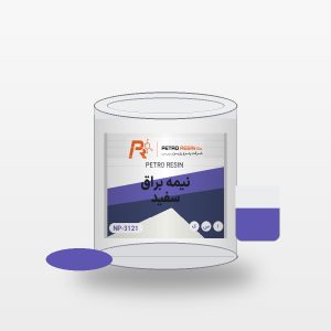موکاپ قوطی محصول پوشرنگ روغنی آلکیدی نیمه براق سفید پترو رزین